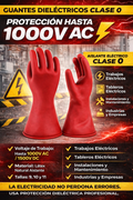 Guantes Dieléctricos Clase 0 1000V | Guantes Aislantes para Electricistas Certificados
